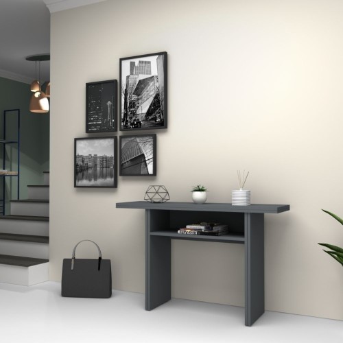 Tavolo consolle ripiegabile Ikebana cemento 120x35 EFFEZETA