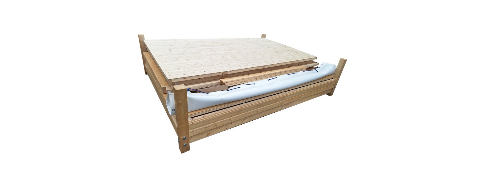 Chiosco in legno pieghevole Marian 300x228 cm – Losa Legnami