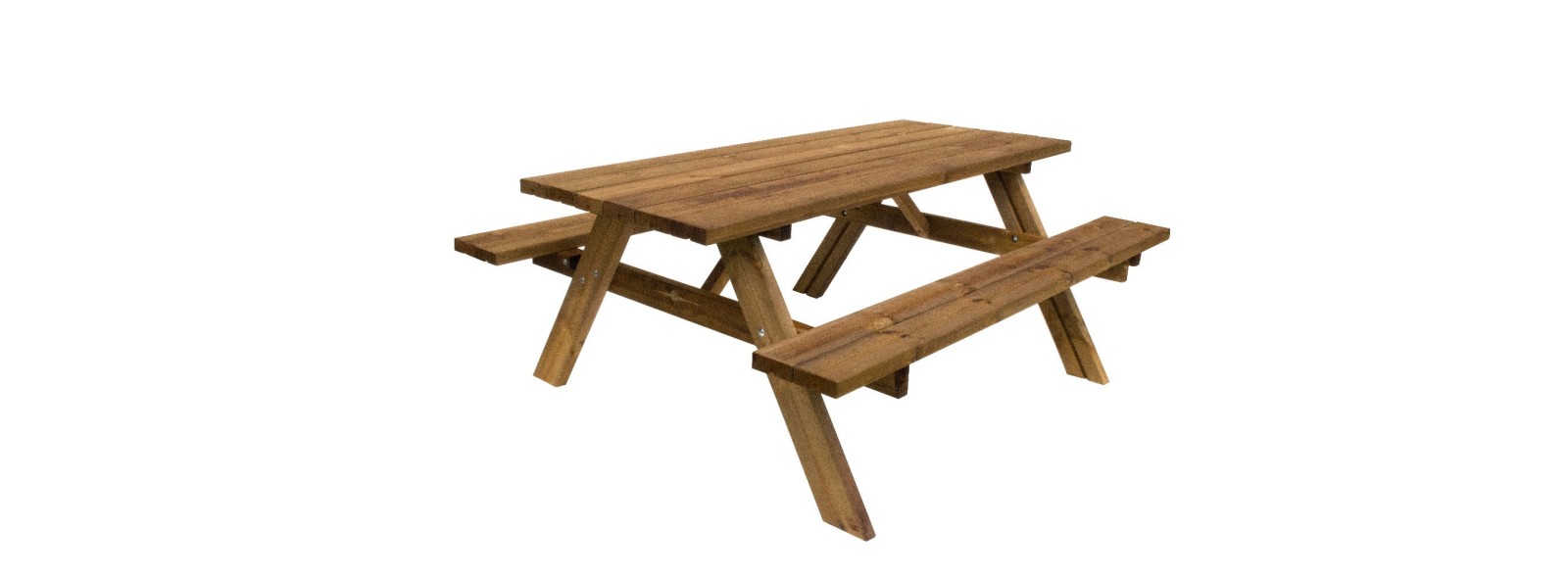 Tavolo picnic in legno Oasi con panche 177 cm – Losa Legnami