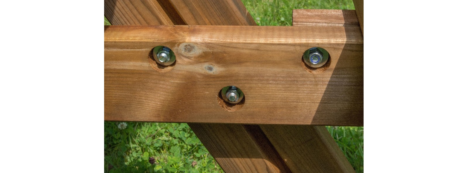 Tavolo picnic in legno Oasi con panche 177 cm – Losa Legnami
