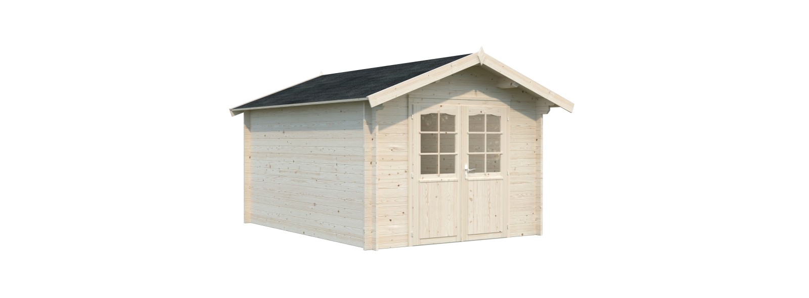 Casetta in legno Lotta C 300x400 cm 34 mm – Losa Legnami