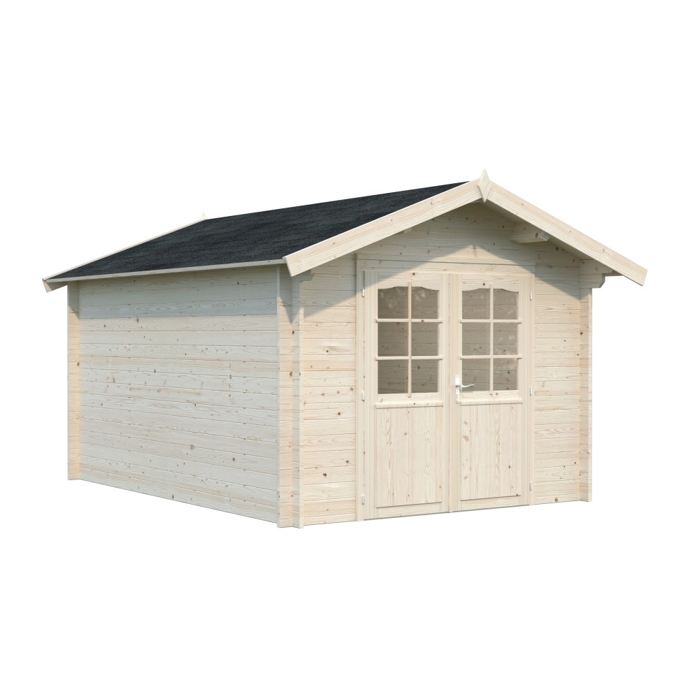 Casetta in legno Lotta C 300x400 cm 34 mm – Losa Legnami