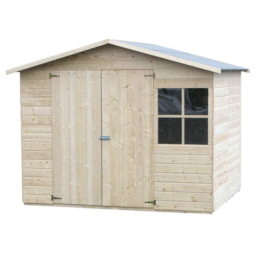 Casetta in legno da giardino Loguec Decor et Jardin 242,4×182,4 cm Pannelli 12 mm