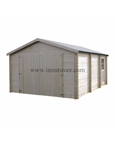 Garage in legno Garodeal Decor et Jardin 386×518 cm Pannelli 34  mm