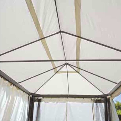 Gazebo in alluminio con struttura fissa 600×300 Mama Garden GAZ 063