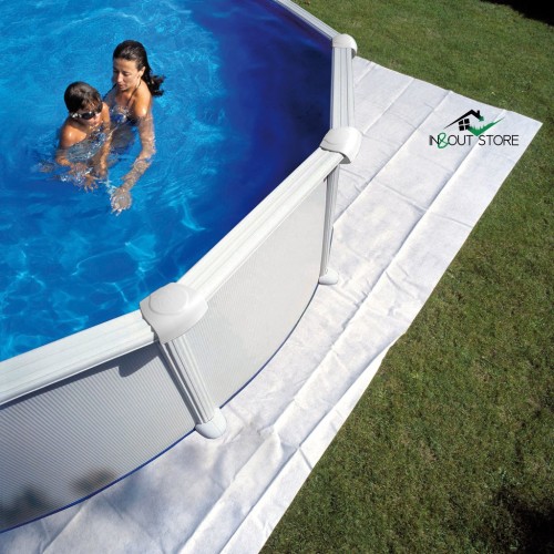 Tappeto in poliestere per piscina tonda da Ø 450 e 460 Gre MPR450