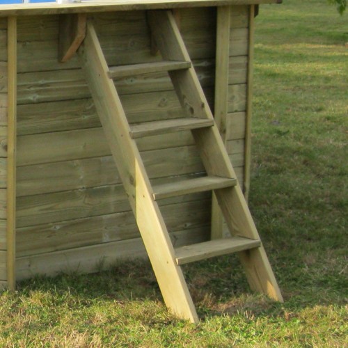 Piscina in legno quadrata Gre Carra 790205