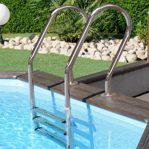 Piscina in legno quadrata Gre Carra 790205