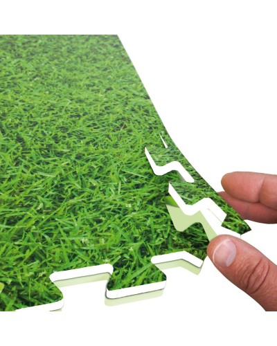 Tappeto puzzle stampato erba 2,25 metri quadri Gre MPF509GR