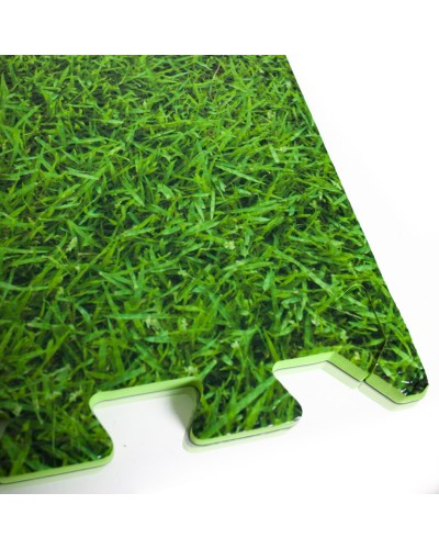 Tappeto puzzle stampato erba 2,25 metri quadri Gre MPF509GR
